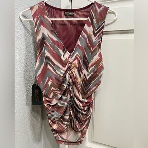 Shyanne NWT multicolor ruched blouse
